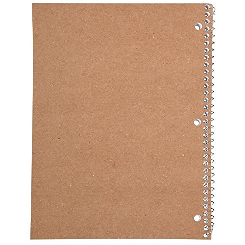 Mead Spiral Notebook, 1 Subject, 70 Wide Ruled Sheets, Assorted Colors, 12 Pack