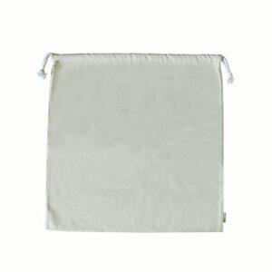 augbunny 100% cotton canvas travel laundry bag, 2-pack