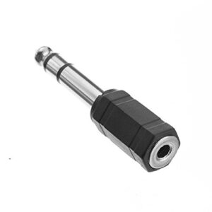 QUALCONNECT 1/4 inch Stereo Male to 3.5mm Stereo Female Adapter