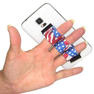 lazy-hands 3-loop phone grip - fits most - flags