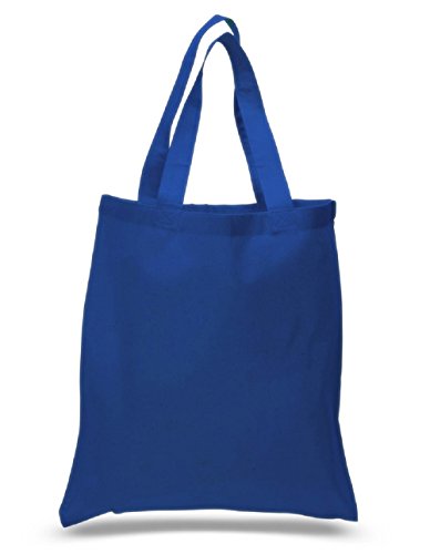 Set of 12 Wholesale Cotton Tote Bags 100% Cotton Reusable Tote Bags 1 Dozen