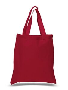 set of 6 blank cotton tote bags reusable 100% cotton reusable tote bags