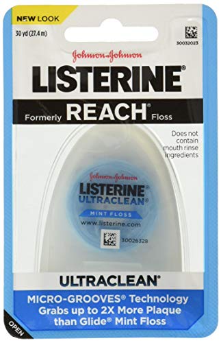 Listerine Ultraclean Mint Floss 30 Yards (Pack of 2)