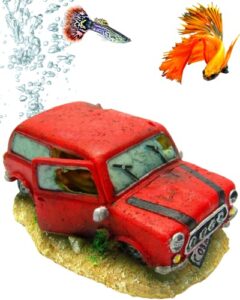 corisrx best of your lifestyle car bubbles 5.7x3.4x2.8 aquarium ornament decoration - fish tank air stone