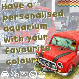 CORISRX BEST OF YOUR LIFESTYLE Car Bubbles 5.7x3.4x2.8 Aquarium Ornament Decoration - Fish Tank Air Stone