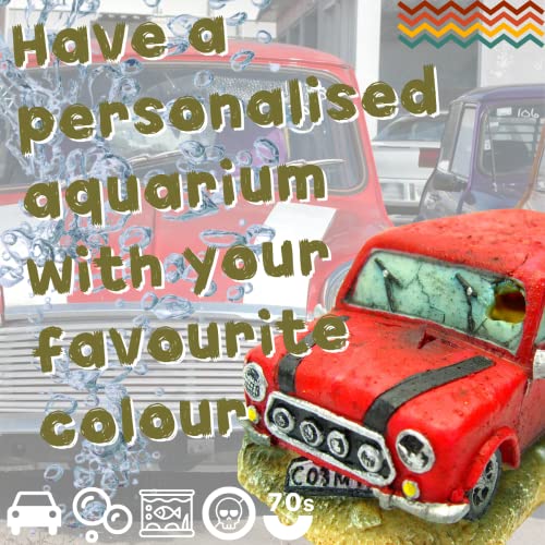 CORISRX BEST OF YOUR LIFESTYLE Car Bubbles 5.7x3.4x2.8 Aquarium Ornament Decoration - Fish Tank Air Stone