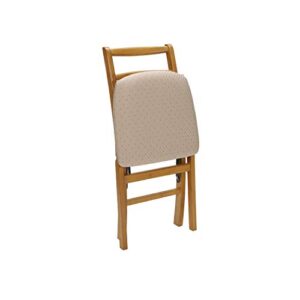 Stakmore Shaker Ladderback Folding Chair Finish, Set of 2, Oak