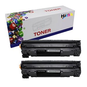 hiink compatible toner cartridge replacement for ce285a 85a toner cartridge use with laserjet pro m1132 m1212nf m1217nfw p1102w (black, 2-pack)