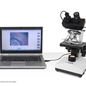 Celestron – Celestron Labs – Binocular Head Compound Microscope – 40-2000x Magnification – Adjustable Mechanical Stage – Includes 2 Eyepieces and 10 Prepared Slides