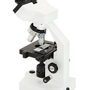 Celestron – Celestron Labs – Binocular Head Compound Microscope – 40-2000x Magnification – Adjustable Mechanical Stage – Includes 2 Eyepieces and 10 Prepared Slides