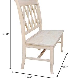 International Concepts Bench, Unfinished