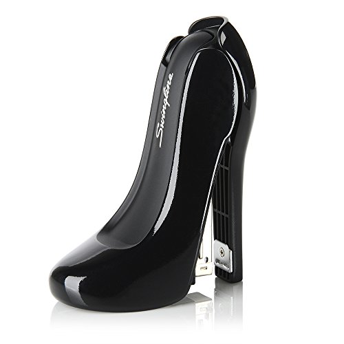 Swingline Stapler, High Heel Stapler, Fun Desk Accessories, Novelty Desk Décor, 20 Sheet Capacity, Plastic, Black (70971)