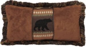 carstens bear & chestnut pillow