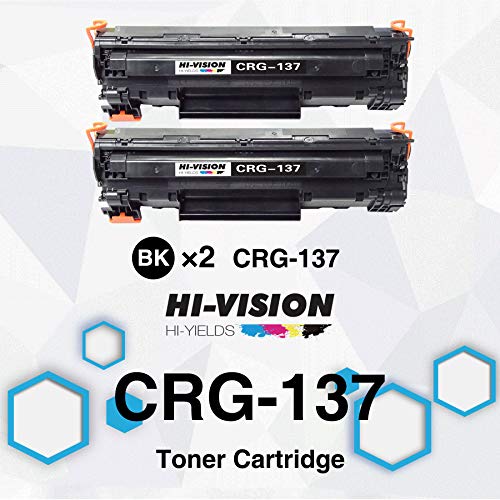HI-Vision ® 2 Pack Compatible 137 (9435B001) Laser Toner Cartridge Replacement for imageCLASS MF212w, MF216n, MF227dw, MF229dw