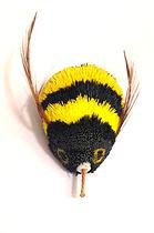 Go Cat Da Bee Teaser Wand from The Maker of Da Bird and Cat Catcher - Gold Glitter Wand