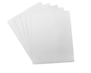 dry erase white magnetic sheet - 9" x 12" - 5 sheets