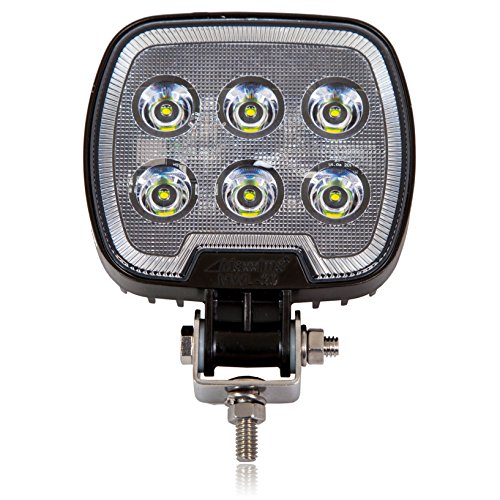 Maxxima MWL-30 6 LED Square Work Light 1,200 Lumens