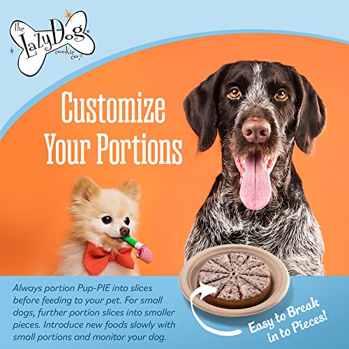 The Lazy Dog Pup-Pie - Original Pup-Pie - Happy Birthday Dog Treat for a Special Dog, 5 oz. The Perfect Treat for Their Special Day!