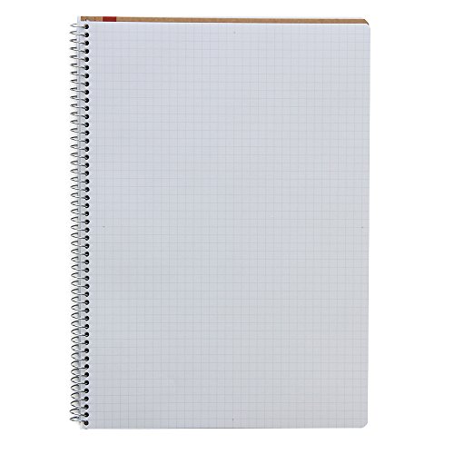 Maruman N246ES Ring Notebook, 0.2 inch (5 mm), Grid Ruled, Basic, B5, 80 Sheets, Set of 5