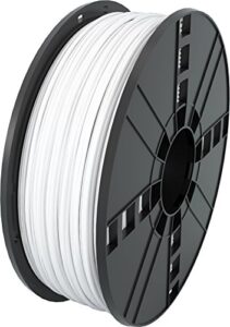 mg chemicals white abs 3d printer filament, 2.85 mm, 1 kg spool