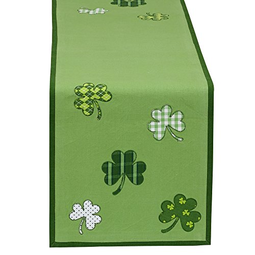 DII St. Patrick's Day Collection Tabletop, Table Runner, 14x52, Lucky Day