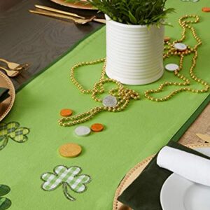 DII St. Patrick's Day Collection Tabletop, Table Runner, 14x52, Lucky Day