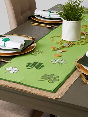 DII St. Patrick's Day Collection Tabletop, Table Runner, 14x52, Lucky Day