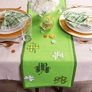 DII St. Patrick's Day Collection Tabletop, Table Runner, 14x52, Lucky Day