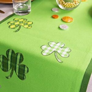 DII St. Patrick's Day Collection Tabletop, Table Runner, 14x52, Lucky Day