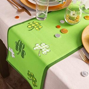 DII St. Patrick's Day Collection Tabletop, Table Runner, 14x52, Lucky Day