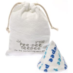 pee-pee teepee text white - laundry bag