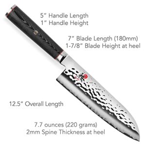 Miyabi Mizu SG2 7" Santoku Knife