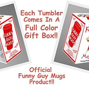 Funny Guy Mugs You're My Person Travel Tumbler With Removable Insulated Silicone Sleeve, White, 16-Ounce