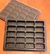 dvg: deep dish bookcase game counter tray, qty one