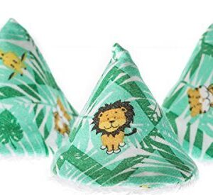 Beba Bean Pee pee Teepee Jungle Green Laundry Bag, white,green,multicolor