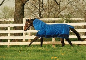 turnout 1680d horse winter waterproof with neck cover - horse blanket 002 - size from 69" to 83" (78")