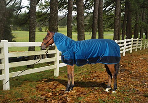 Turnout 1680D Horse Winter Waterproof with Neck Cover - Horse Blanket 002 - Size from 69" to 83" (78")