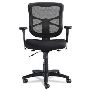 Alera ALEEL42BME10B Elusion Series Mid-Back Swivel/Tilt Mesh Chair with 17.9 in. - 21.8 in. Seat Height - Black