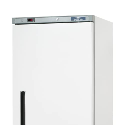 Arctic Air AWF25 30" One Section, Single Solid Door Reach-In Freezer, White, 25 Cubic Feet, 115v