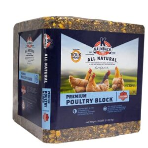 Kalmbach Feeds All Natural Poultry Block, 25 Lb