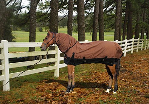Turnout 1680D Horse Winter Waterproof with Neck Cover - Horse Blanket 003 - Size from 69" to 83" (78")