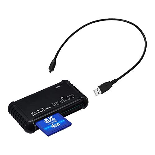 High Speed All-in-1 Memory Card Reader/Writer for SD/SDHC, Micro SD, CF, XD, MS/Pro & Duo Cards