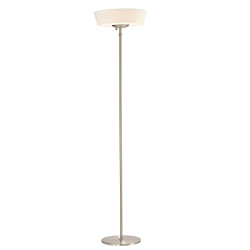 Adesso 5169-02 White Shade, Floor Lamp