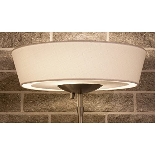 Adesso 5169-02 White Shade, Floor Lamp