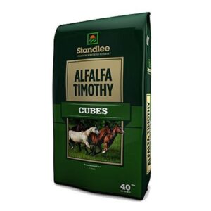 standlee hay company alfalfa/tim cubes, 40 lb