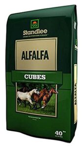 standlee hay company alfalfa cubes, 40 lb