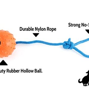 The Nero Ball Classic TM - K-9 Ball On a Rope Reward and Exercise Toy - Police K-9 - Schutzhund