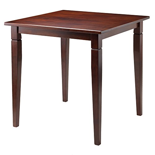 Winsome Kingstate Dinning Table with 2 Hamilton Ladder Back Chairs, Brown