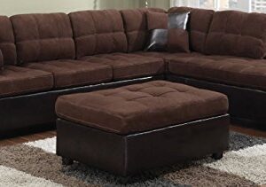 Coaster Home Furnishings Mallory Reversible Sectional Chocolate