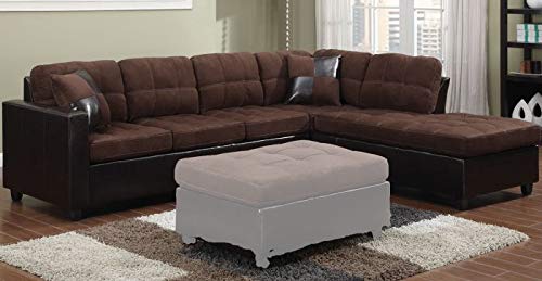 Coaster Home Furnishings Mallory Reversible Sectional Chocolate